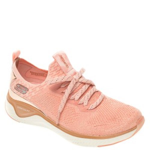 Pantofi sport skechers roz, solar fuse, din material textil