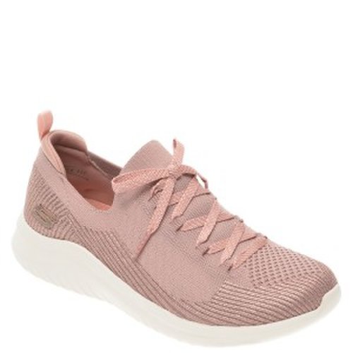 Pantofi sport skechers roz, ultra flex 2.0, din material textil