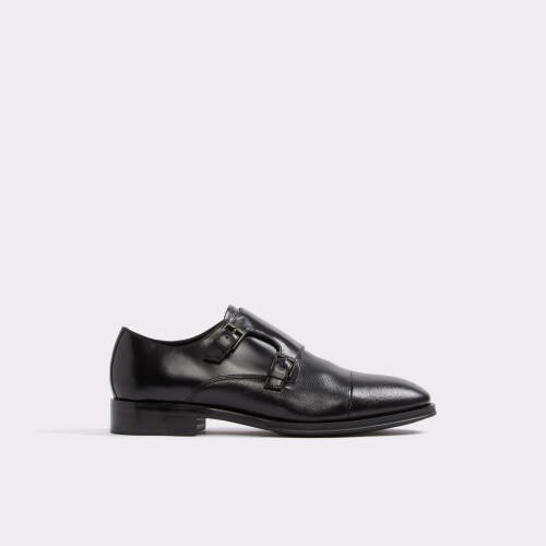 Pantofi eleganti negri, pentru barbati, aldo - mante97, din piele naturala