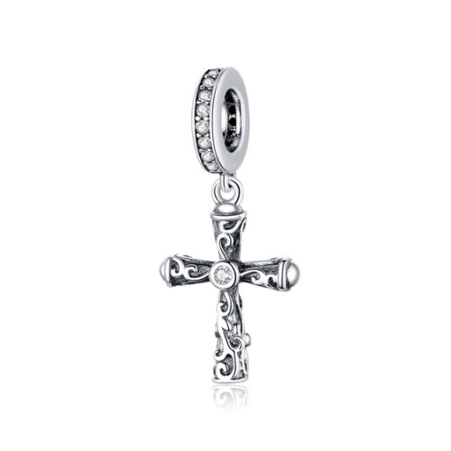 Talisman din argint cross pendant