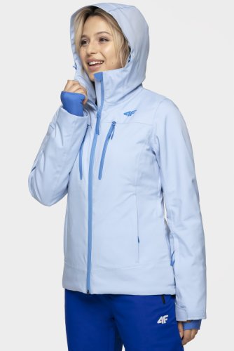 Jachetă de schi pentru femei kudn251a - albastru deschis