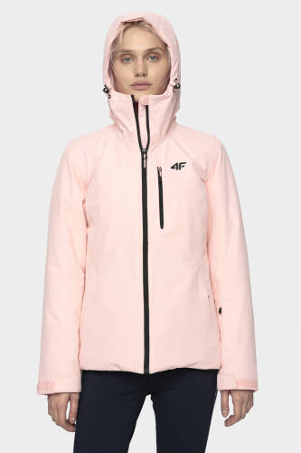 Jachetă de schi pentru femei kudn300 - roz deschis