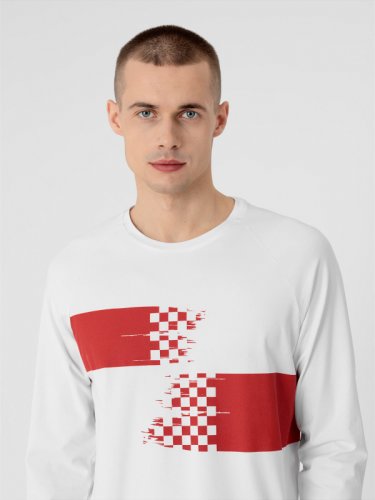 4f Sportswear Tricou cu mânecă lungă pentru bărbați croația - tokyo 2020