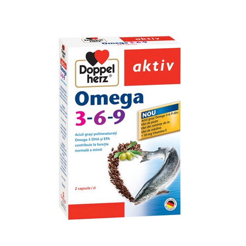 Omega 3-6-9 30cps doppel herz