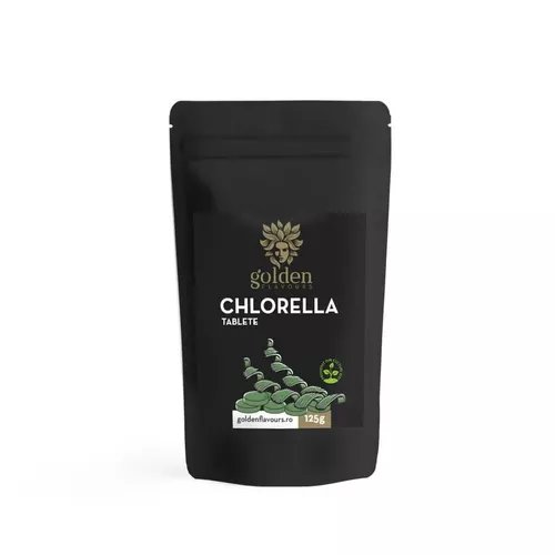 Chlorella tablete 100% naturale, 125g/250 tablete | golden flavours