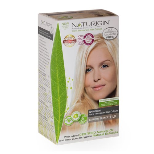 Naturigin - vopsea de par naturala permanenta blond extrem 11.0