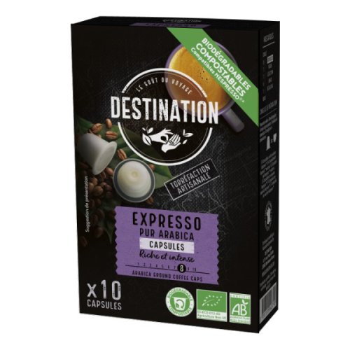 Capsule espresso arabica (10 bucati) bio destination - 55 g