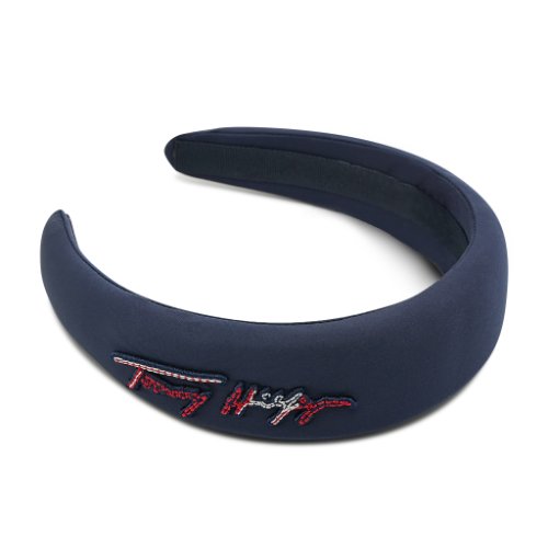 Cordeluță tommy hilfiger - iconic signature headband aw0aw11681 dw5