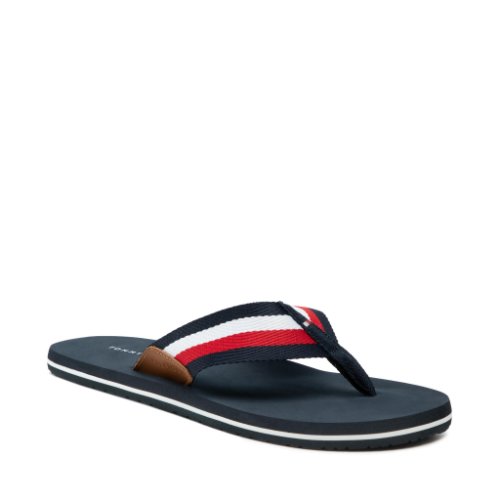 Flip flop tommy hilfiger - corporate hilfiger beach sandal fm0fm03380 desert sky dw5