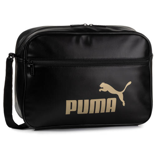 Geantă pentru laptop puma - core up reporter 076735 01 puma black/gold