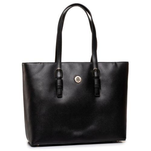 Geantă tommy hilfiger - classic saffiano ew tote aw0aw07668 bds