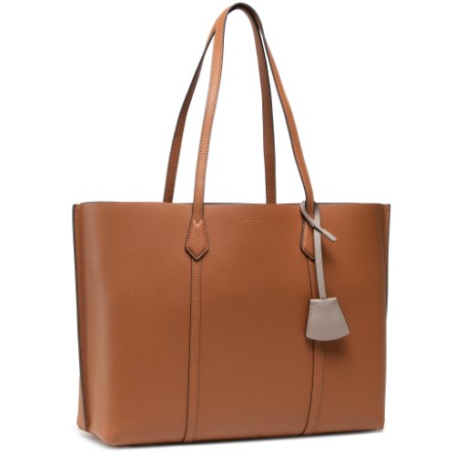 Geantă tory burch - perry triple - compartment tote 8192 light umber 905
