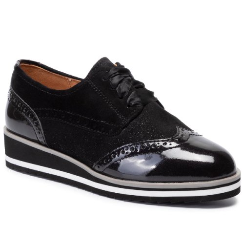 Pantofi caprice - 9-23300-23 black comb 019