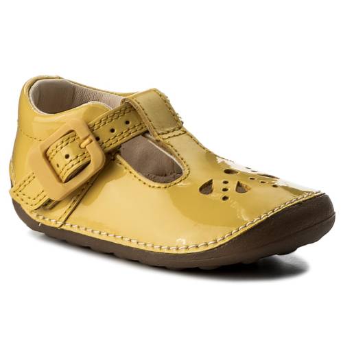 Pantofi clarks - little weave 26132113 yellow patent