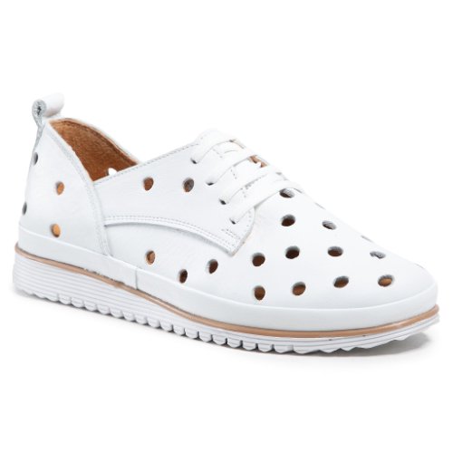 Pantofi închiși loretta vitale - 564t white