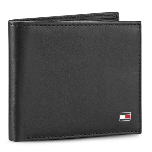 Portofel mare pentru bărbați tommy hilfiger - eton mini cc wallet am0am00655/83365 black 002