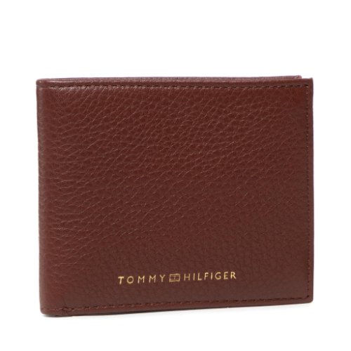 Portofel mare pentru bărbați tommy hilfiger - premium leather mini cc wallet am0am08725 0hf