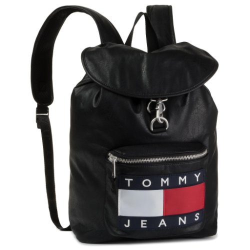 Rucsac tommy jeans - tjm heritage leather backpack am0am05260 011
