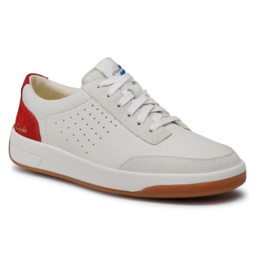 Sneakers clarks - hero air lace 261528774 white /red