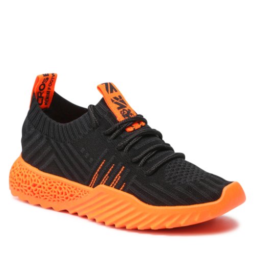 Sneakers crosby - 227138/01-02 black/orange