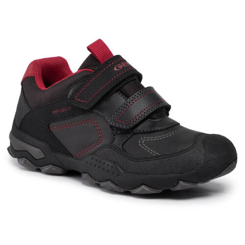 Sneakers geox - j buller b abx d j949wd omefu c0260 d black/dk red