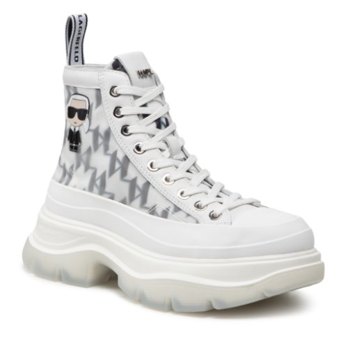 Sneakers karl lagerfeld - kl42959 h11 white nylon textile