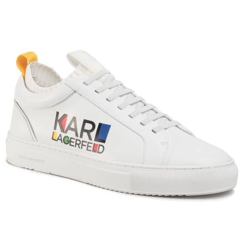 Sneakers karl lagerfeld - kl51022 white lthr