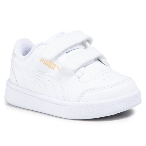 Sneakers puma - shuffle v inf 375690 01 white/white/gray/gold