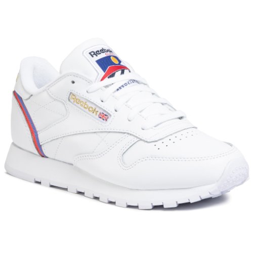Sneakers reebok - cl lthr eg5975 white/radred/blubla