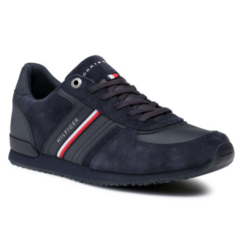 Sneakers tommy hilfiger - iconic suede runner fm0fm03001 desert sky dw5