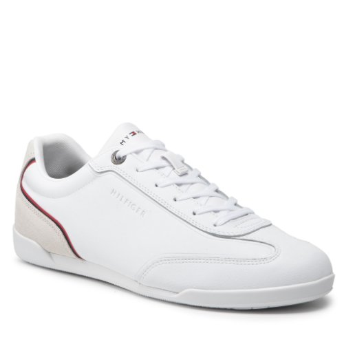 Sneakers tommy hilfiger - modern lo pro leather cupsole fm0fm04014 white ybr