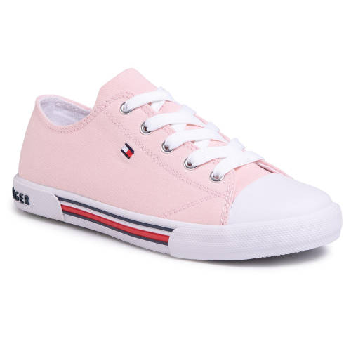 Teniși tommy hilfiger - low cut lace-up sneaker t3a4-30605-0890 s pink 308