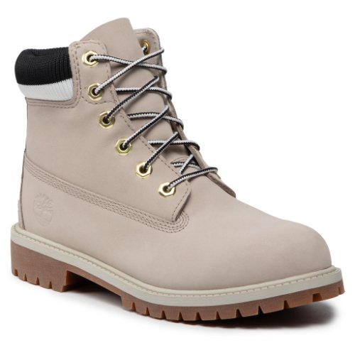 Trappers timberland - 6 in premium wp boot tb0a2fkfk51 lt bei nubuck w blk