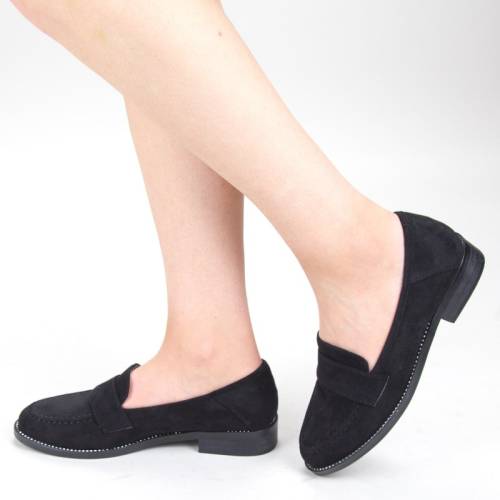 Pantofi casual dama gh19121a black (001) mei