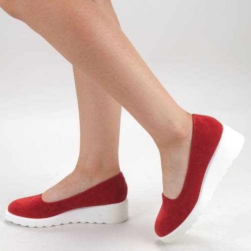 Pantofi casual dama hj12 red (007) mei