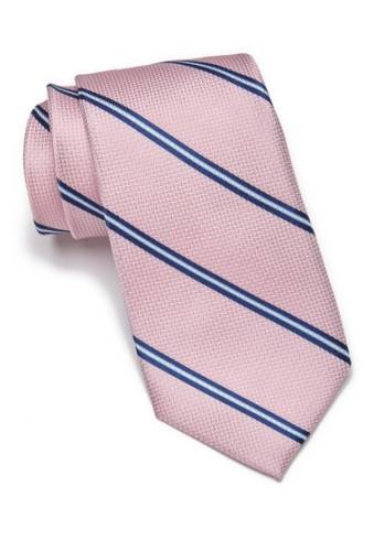Accesorii barbati ben sherman silk striped tie pink