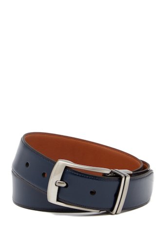 Accesorii barbati boconi reversible leather belt rev-navytan