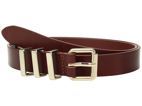 Accesorii femei rebecca minkoff 25 mm flat strap smooth leather belts luggage