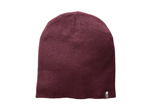 Accesorii femei the north face merino reversible beanie fig brownrumba red