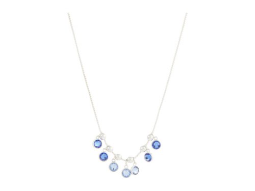 Bijuterii femei alex and ani 18quot crystal infusion indigo mirage necklace silverblue