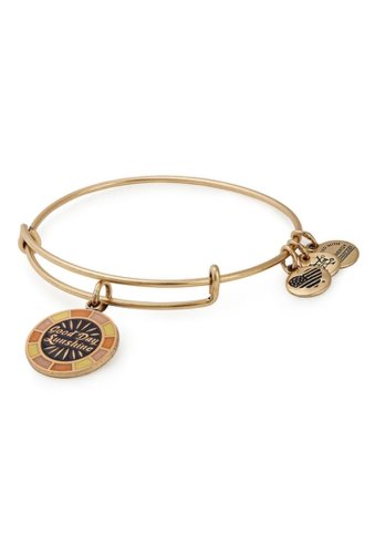 Bijuterii femei alex and ani good day sunshine adjustable wire bangle bracelet gold