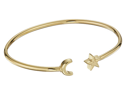 Bijuterii femei alex and ani moon and star cuff bracelet 14kt gold plated