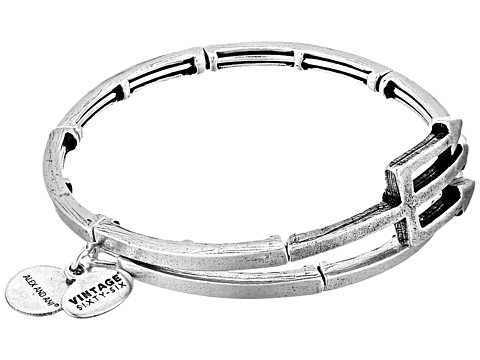 Bijuterii femei alex and ani trident metal wrap bracelet silver