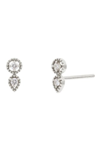 Bijuterii femei bony levy 18k white gold diamond stud earrings - 008 ctw 18kw