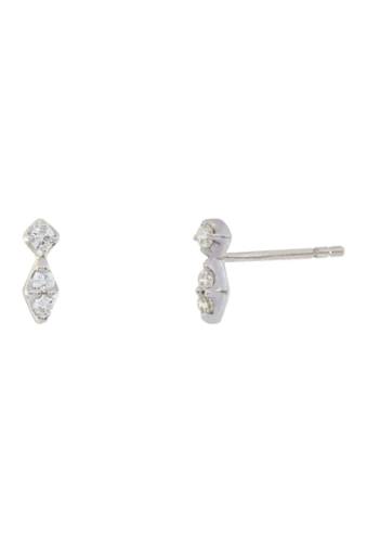 Bijuterii femei bony levy 18k white gold petite mixed shape diamond stud earrings - 010 ctw 18kw