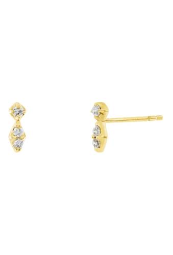 Bijuterii femei bony levy 18k yellow gold petite mixed shape diamond stud earrings - 010 ctw 18ky