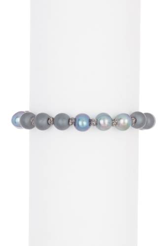 Bijuterii femei chan luu sterling silver freshwater pearl beaded bracelet pblu mix