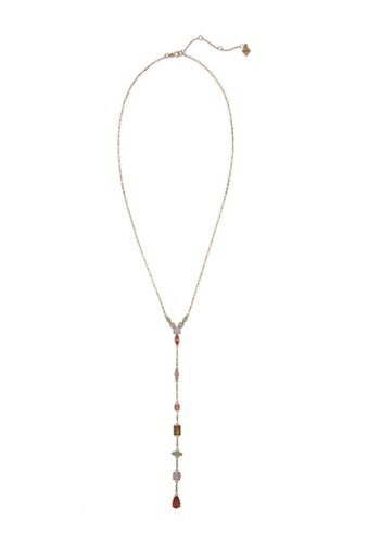 Bijuterii femei christian siriano new york multi stone y-drop necklace multi