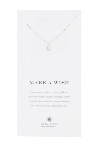 Bijuterii femei dogeared make a wish ladybug pendant necklace silver