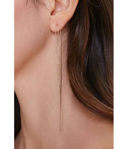 Bijuterii femei forever21 anchor chain duster earrings gold